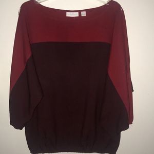 💜 ~Gorgeous Red New York & Company Blouse~ 💜
